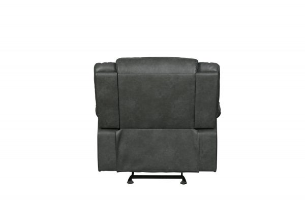 42" Gray Reclining Chair - Image 4