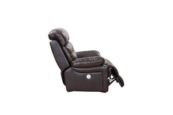 43" X 40" X 41" Brown  Power Reclining Chair - Image 4
