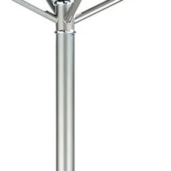 14" X 70" Champagne Powder Coated Steel Umbrella Stand Coat Rack - Image 3