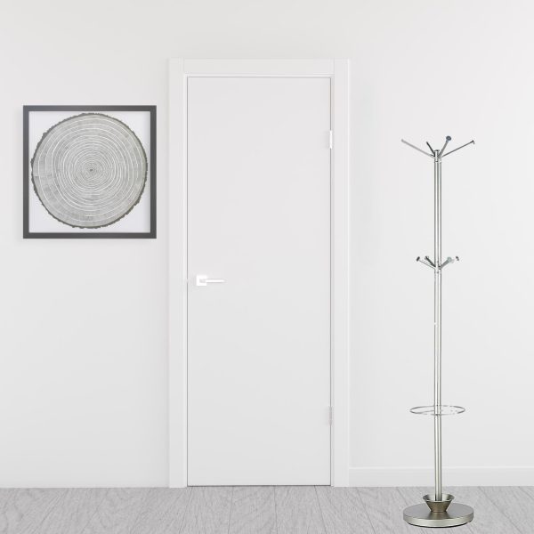 14" X 70" Champagne Powder Coated Steel Umbrella Stand Coat Rack - Image 2