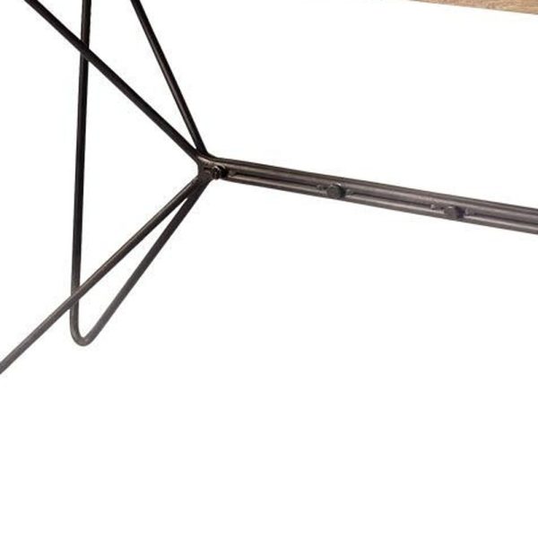 16" Brown Solid Wood Console Table - Image 4