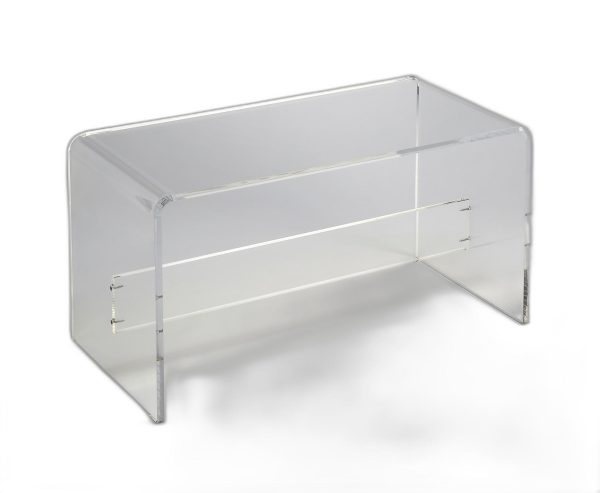 Modern Chic Acrylic Bench - Image 3