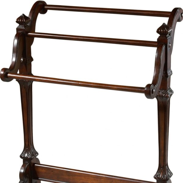 Deep Cherry Vintage Blanket Stand - Image 3