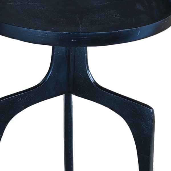 Contemporary Blue Side Table - Image 4
