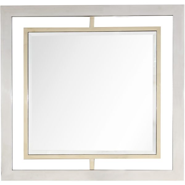 Antiqued Gold Finish Mirror and Console Table - Image 3