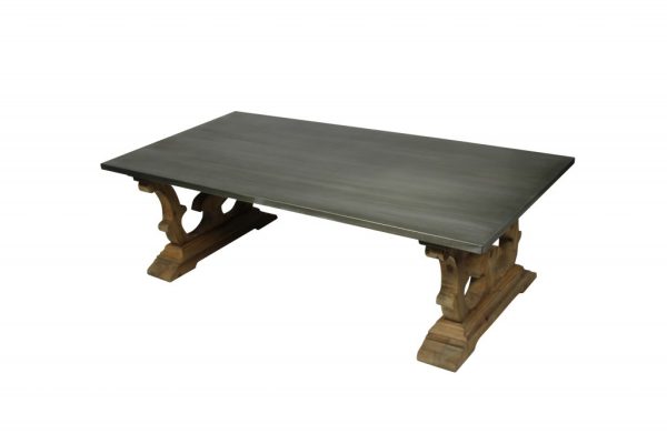 Rectangular Decorative Base Coffee Table - Image 3
