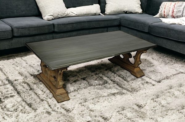 Rectangular Decorative Base Coffee Table - Image 2
