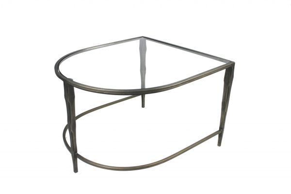 Set of 2 Black Marble Top and Glass Coffee Tables - Image 3