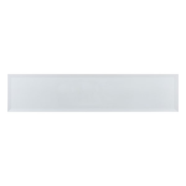 36" Black Mirrored Glass Console Table - Image 4