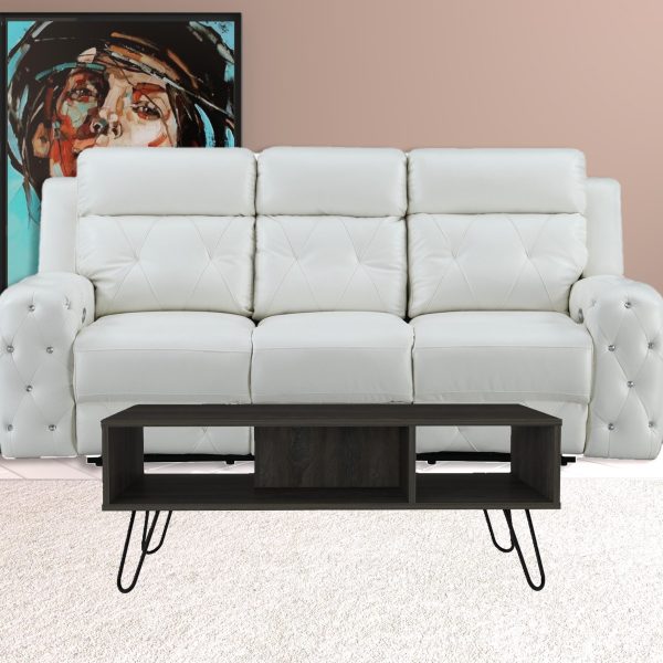 40" Carbon Espresso Manufactured Wood Rectangular Coffee Table - Image 2