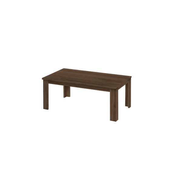 Set of Three 44" Dark Brown Coffee Table - Image 2