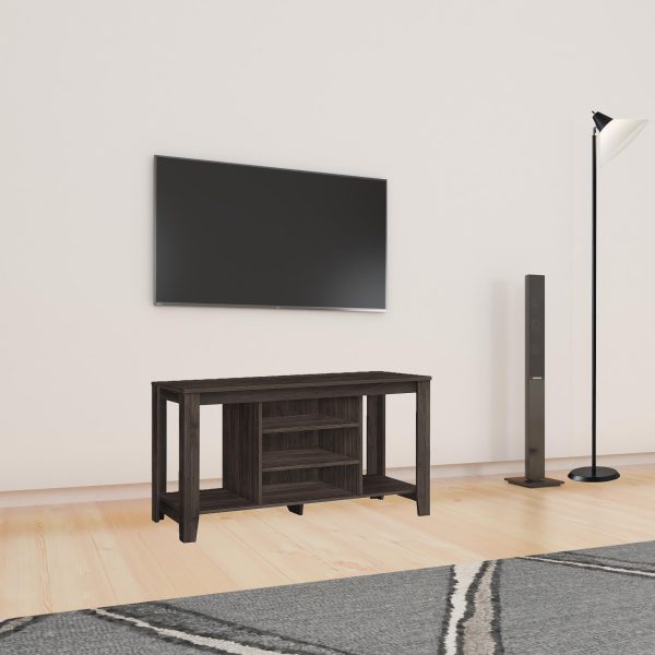 48" Brown Open Shelving TV Stand - Image 2