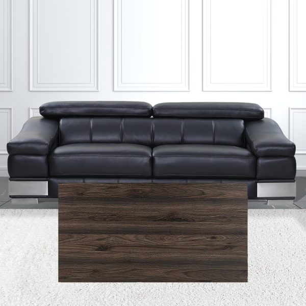 43" Walnut Rectangular Lift Top Coffee Table - Image 2