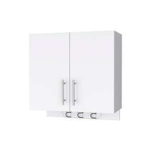 26" White Accent Cabinet With One Shelf