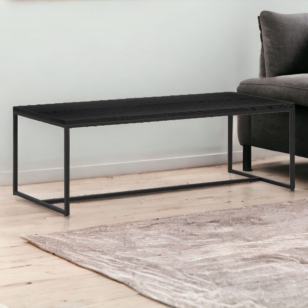 47" Black Coffee Table - Image 3