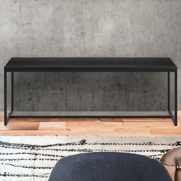 47" Black Coffee Table - Image 2