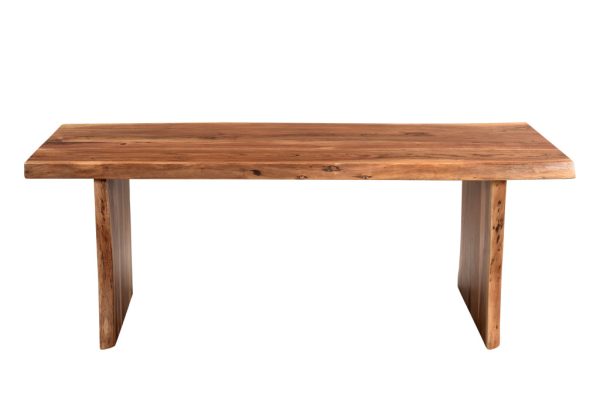 51" Brown Solid Wood Coffee Table - Image 3
