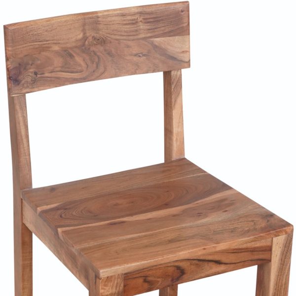 30" Solid Wood Bar Height Bar Chair - Image 3