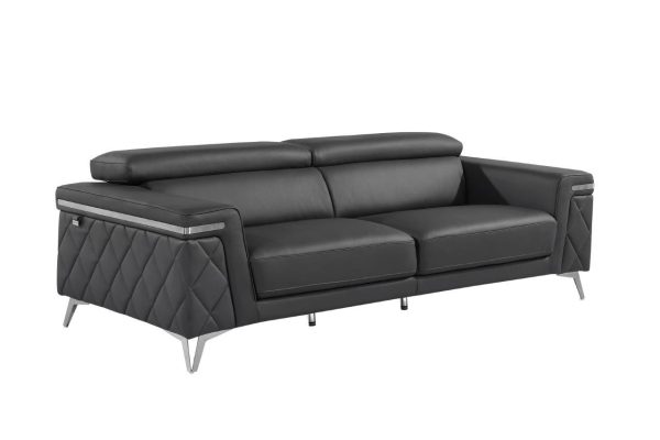 Two Piece Gray Four Person Seating Set - Image 3