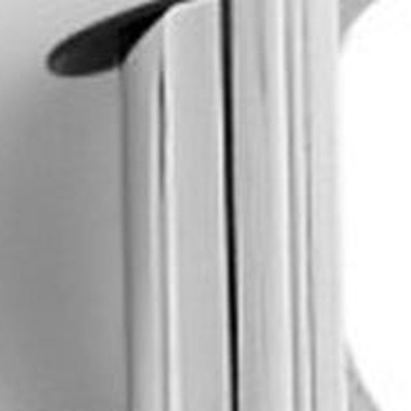 White And Silver Faux Leather And Metal Low Back Adjustable Height Bar Chair - Image 4