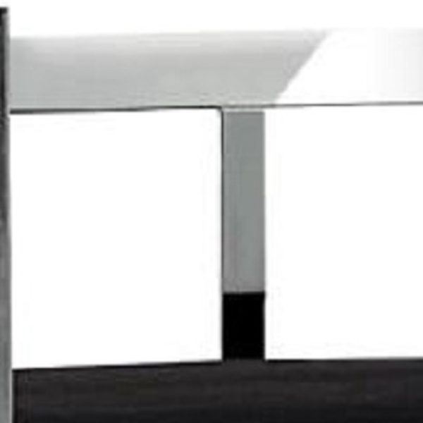 26" Black And Silver Velvet And Stainless Steel Low Back Counter Height Bar Chair - Image 4