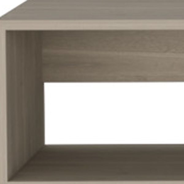 59" Beige Floating Mount TV Stand - Image 3
