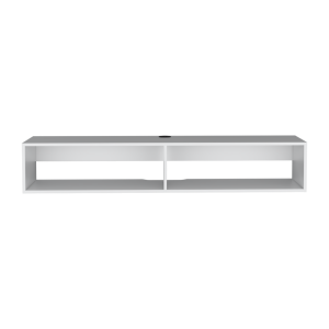 59" White Floating Mount TV Stand